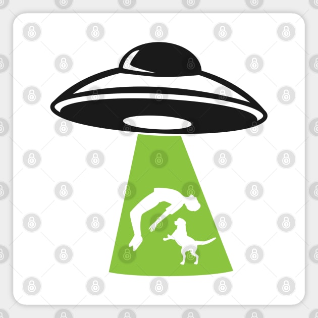 UFO Abduction Magnet by justSVGs